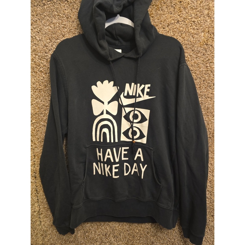 NWT Mens Nike Sportswear HBR Tech Fleece Hoodie Pullover DQ4171 010 Sz L Black
